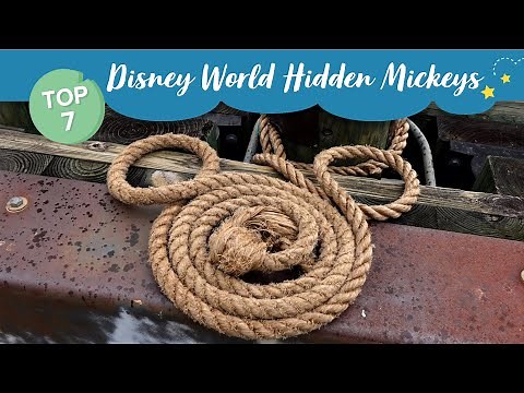 Top 7 Hidden Mickeys at Walt Disney World!