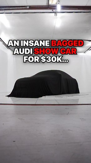 CRAZY clean🧼 BAGGED, packed with interior & exterior upgrades, bolt ons and MORE… Head online for the full listing on this TTS — now LIVE!💻 #audi #tts #auditt #bagged #showcar #carsforsale #audiforsale | RPM Garage