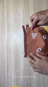8.1K views · 90 reactions | Quick and easy sewing pouch with zipper #sewingtutorial #fblifestyle #poucgbag | Jeenuchdiy&craft | Facebook