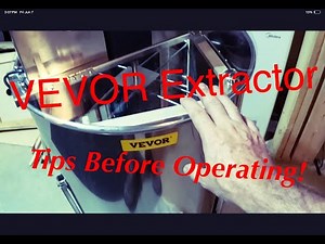 Beekeeping | VEVOR Electric Honey Extractor - Tips Before Using!