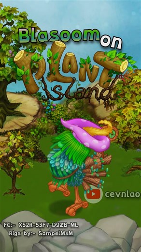 BLASOOM on PLANT ISLAND (My Singing Monsters) #mobileapp #msm #mobilegame #pvz #wubbox #gaming