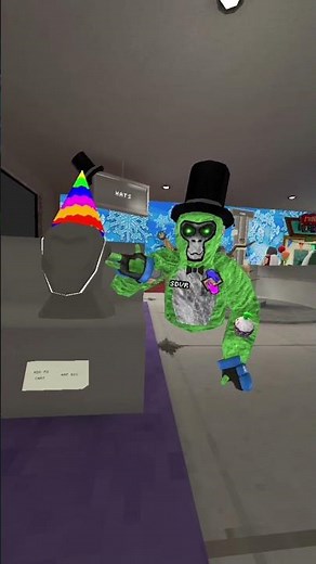 The Party hat of Gorilla Tag