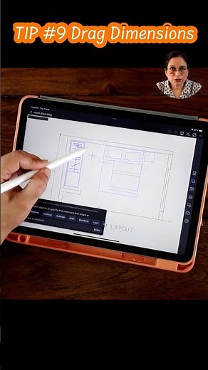 Easy Dimensions In AutoCAD On iPad #shorts #autocad #ipad #cad #cadtips