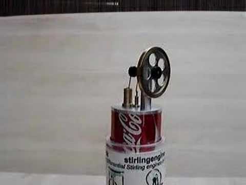 Coke can Stirling Engine