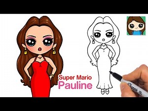 How to Draw Pauline | Super Mario Bros