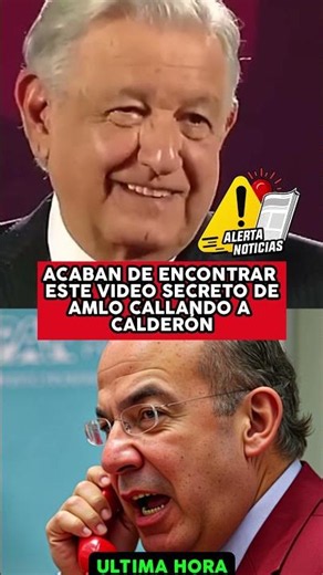 ACABAN DE ENCONTRAR ESTE VIDEO SECRETO DE AMLO CALLANDO A CALDERÓN