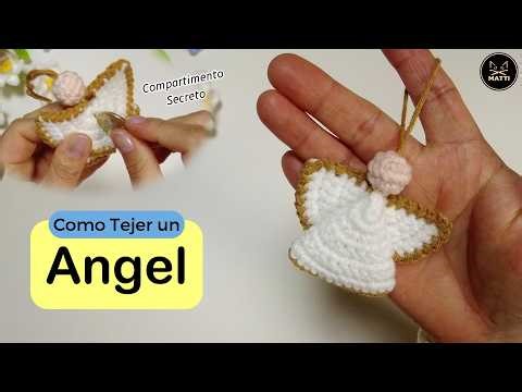How to crochet an Angel 👼 It's not your average angel 😍 It has a secret compartment (tutorial)