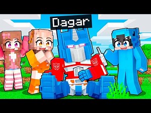 Me Convertí en BEBÉ TRANSFORMER para Trollear a Mis Amigos en Minecraft!