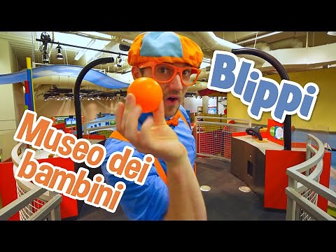 Blippi al MUSEO dei bambini | BLIPPI video per bambini | Moonbug Kids Cartoni Animati