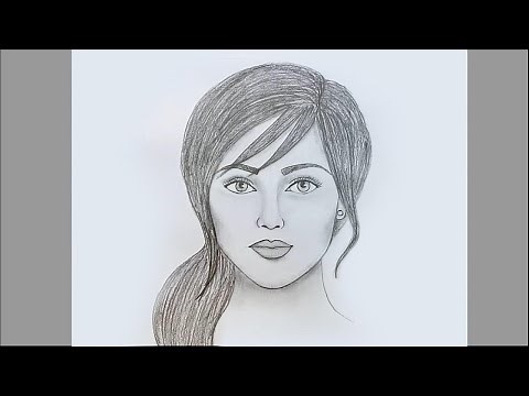 How to draw face for Beginners/ EASY WAY TO DRAW A REALISTIC FACE