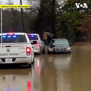 22K views · 324 reactions | Parts of the Deep South are experiencing flash flooding and other problems from heavy rains. Floodwaters covered roads on Wednesday in parts of eastern Mississippi and northern Alabama. In northwest Georgia, a mudslide was reported beside a gas station in Dade County.(AP) | Voice of America | Facebook