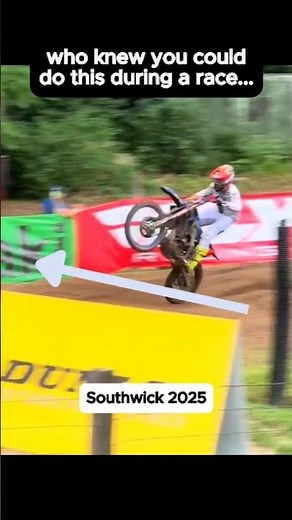 Haiden Deegan HUGE wheelie during Pro Motocross race 2025 Southwick #promotocross