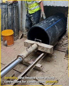128K views · 713 reactions | Pipeline Connection Secured With Hydraulic Support. #PipelineWork #UndergroundBuild | Fun club | Facebook