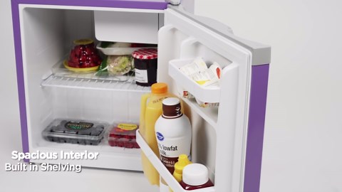 Frigidaire 1.6 cu. ft. Mini Fridge in Orange with Freezer EFR115-B-ORANGE