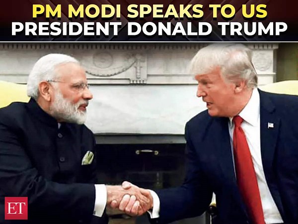PM Modi speaks to US President Donald Trump, says 'we will work together for global peace...'