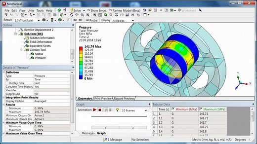 基于ansys的过盈配合– How to analyse an assembly with an interference fit