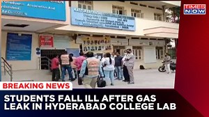 25 Girl Students Fall Ill After Gas Leak In Hyderabad College Lab, Students Admit In Local Govt Hospital