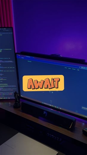 Oka Sutarto Putra on Instagram: "Console.log lo return [object Promise]? 🤔 ❌ TANPA AWAIT: → Async function return Promise object → Bukan value yang lo mau → Code LANGSUNG lanjut tanpa tunggu → Silent bug - no error, tapi hasil SALAH! ✅ DENGAN AWAIT: → Code PAUSE sampai data ready → Return actual value → Execution order BENAR → No race condition! Promise object ≠ Value! #AsyncAwait #JavaScriptBugs #CodingMistakes #WebDevelopment #JavaScript #Programming #DebuggingTips #AsyncProgramming #PromiseJ