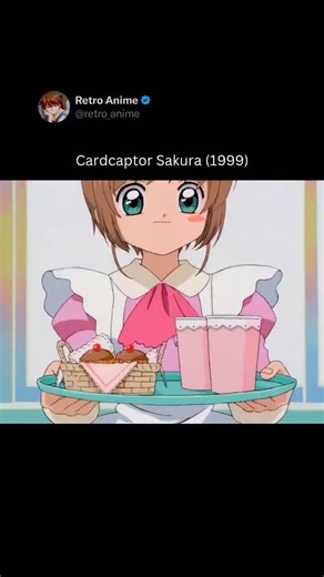 Retro Anime on Instagram: "Have you seen this anime? Anime: Cardcaptor Sakura Aired: April 7, 1998 – March 22, 2000 Genre: Magical Girl • Fantasy • Romance • Adventure Creator: CLAMP Studio: Madhouse Synopsis: Cardcaptor Sakura follows Sakura Kinomoto, a cheerful elementary school girl who accidentally releases a set of magical Clow Cards. Tasked with capturing them before they cause chaos, Sakura becomes the Cardcaptor with the help of her guardian Kerberos and her friends. Blending warmth, whi