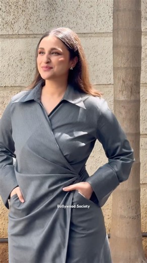 Power Dressing 101: Parineeti Chopra spotted at shoot in Andheri 💼✨ #parineetichopra #bollywood