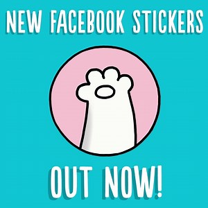 512K views · 3.5K shares | OUT NOW! Simon's Cat Facebook Stickers:...
