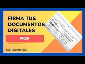 🔴 Como FIRMAR un documento PDF con CERTIFICADO DIGITAL en Windows