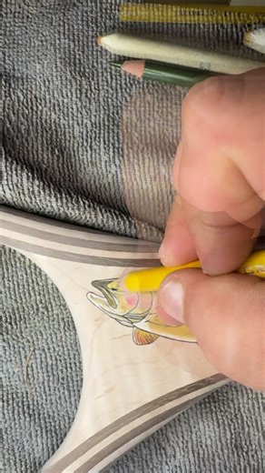 Layer by layer, I’m bringing this rainbow trout to life 🎨🐟 Nearly a dozen colored pencils and hours of patience go into each piece. This net will be at @Headwater Outfitters in Brevard later this week—swing by and see it in person! 👉 Want your own handcrafted net? Visit www.bradyshandmadenets.com today. #flyfishing #rainbowtrout #troutart #customnet #flyfishinglife #bradyshandmadenets #flyfishingcommunity #flyfishingnation #catchandrelease #fishingart #handcrafted #woodworking #flytyingandfis