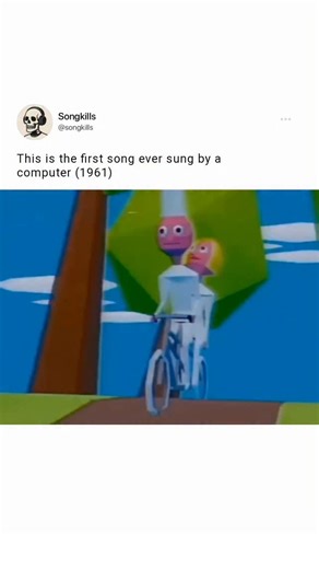Songkills | music | Back in 1961, history was made when an IBM 7094 computer at Bell Labs sang “Daisy Bell (Bicycle Built for Two)”the first song ever... | Instagram
