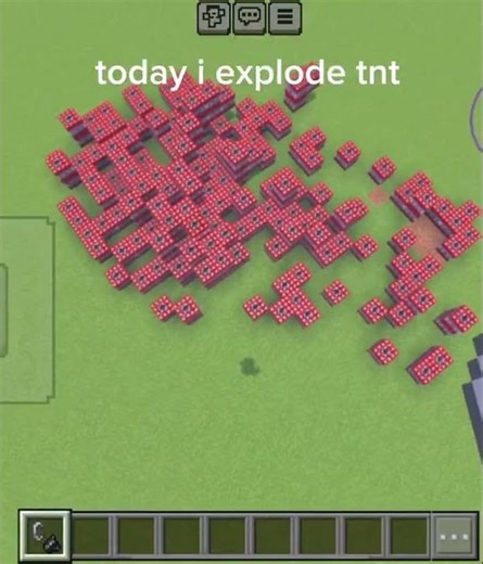 i explode tnt #minecraft #tnt #funny