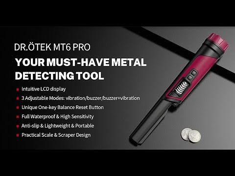 DR.ÖTEK MT6 Pro Pinpointer For Metal Detecting Unboxing, Product Demonstration & Review New For 2022
