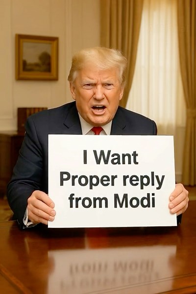 Watch slowly and you will get fun 🤣🤣. Narendra Modi Donald trump and world leaders fun chat #funny