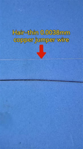 REWA Technology | Thinner than a hair! 🧵 Only 0.0038mm copper wire — the ultimate tool for flex cable repair, your perfect repair partner 🔧✨ | Instagram