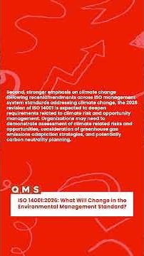 ISO 14001:2026: What Will Change in the Environmental Management Standard? #shorts