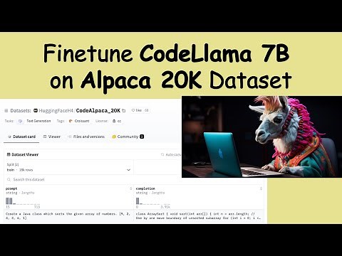 Finetune CodeLlama 7B HF LLM Model | Alpaca 20K Dataset | 31st May 2024 |