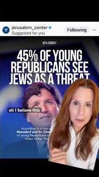 Trump Must Denounce Tucker Carlson and the Dems Need to Stop Scapegoating Jews for Kamala’s Loss