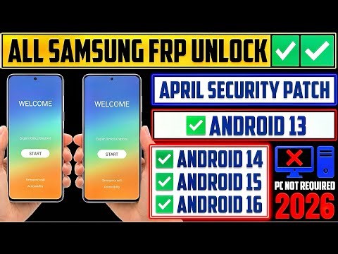 All Samsung FRP Bypass Android 13-16 🔓 2026 New Method | No PC | No ADB | Skip Google Lock ✅