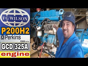 how to install head gasket perkins engine international GCD325A .FG Wilson granator. P200h2