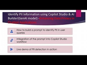 Identifying PII Information with Copilot Studio & AI Builder