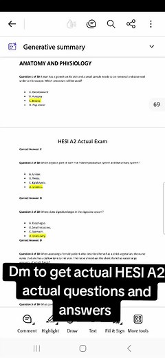 Get all versions of HESI A2 actual questions and answers you will find on the exam day📚✔️ Hesi A2 Hesi A2 Questions and answers HESI A2 exam HESI A2 help #hesi #hesia2 #hesia2exam #hesia2help #quiztime #quizlet #nursesoftiktok #nursetok #futurenurse #prenursingstudent #nursingschool #nursingstudent #prenursing #fyp #trending #viral #creatorsearchinsights