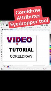 72 reactions | Coreldraw Attributes Eyedropper tool use. #coreldraw #coreldrawtutorial #coreldrawdesign #coreldrawx7 #tools | Shiv Gutam | Facebook