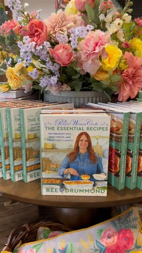 Hey there, beautiful! 🤩 Ree’s brand-new cookbook has officially landed at The Merc — come snag your copy before they’re gone! 🥰📚 P.S. There are still a few tickets left for Ree’s Cookbook Conversation this Saturday! Don’t miss your chance to hang with Ree 💕 Grab your tickets here 👉 [https://www.eventbrite.com/e/cookbook-conversation-with-ree-drummond-in-pawhuska-oklahoma-tickets-1833597321949?utm_experiment=test_share_listing&aff=ebdsshios] | The Pioneer Woman Mercantile