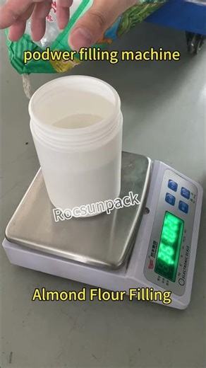 Powder filling machine,Almond Flour Filling.Precise Filling#rocsunpacking #YamPowderFillingmachine