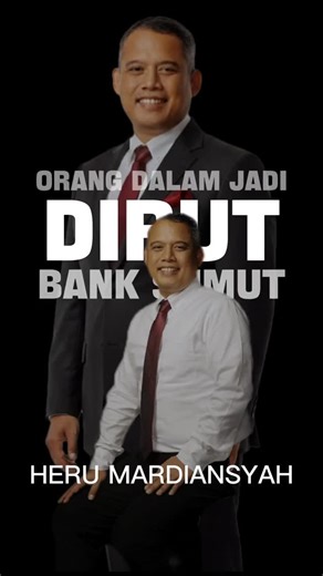 @inimedanbungg on Instagram: "Setelah ratusan purnama dipercayakan ke orang luar, akhirnya sekarang orang dalam yang jadi Dirut Bank Sumut lagi. ------------------------------------------------------------------------- **MOMEN BERSEJARAH: KEMBALINYA KEPEMIMPINAN INTERNAL** Keluarga besar Serikat Pekerja Bersatu Bank Sumut (SPBBS) mengucapkan Selamat & Sukses atas terpilihnya Bapak Heru Mardiansyah sebagai Direktur Utama PT Bank SUMUT (Perseroda), periode 2026-2030. Penantian selama 13 tahun akhi