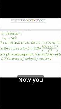 FE Exam Fluid mechanics 5: Force through Jet Problem #fluidmechanics #feexam