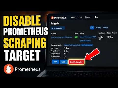 How to disable Prometheus scraping for a target - Beginner Guide