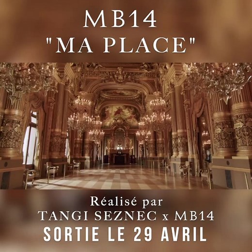 RDV LE 29 AVRIL POUR « MA PLACE », le générique de #tenorlefilm , réalisé par mon frérot @szc.tangi et tourné à @operadeparis ! ❤️ À très vite 😉 @alexb_._cinematography @jcbaravian @charlybowie @bowie.charly @dana_brdwl @oub_oxmose @raphael_benoliel @claude_zidi_junior @studiocanal.fr #tenor #tenorlefilm #clip #rap #opera #beatbox #mb14 #mb14beatbox | MB14