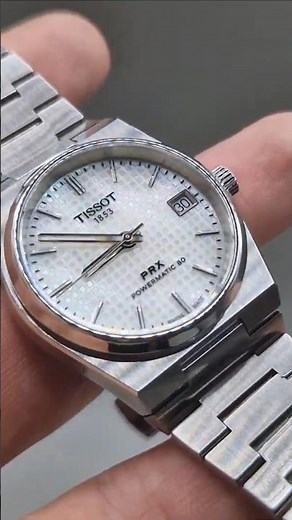 35mm White-Mother-of-Pearl Tissot PRX #Tissot #PRX