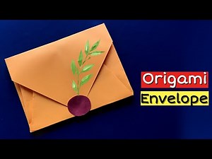How To Make Envelope With Paper WITHOUT Glue, Tape and Scissor at Home Easy, Origami Money Envelope