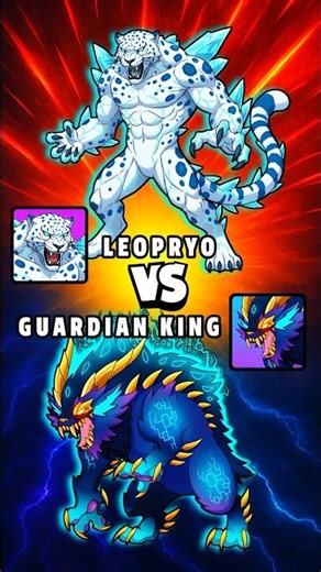 Leopryo VS Guardian King Battle in dynamons world 🔥 #dynamonsworld #shorts #pokemon