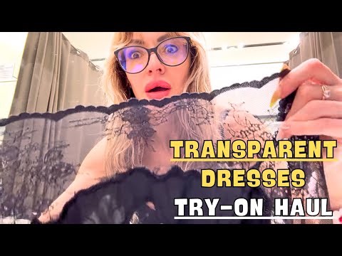 ZARA haul | Try on Sheer & Lace dresses